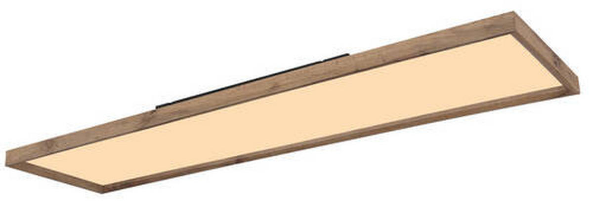 STROPNA LED-SVETILKA   //2700/4500/6500 K/230 V/ - bela/opal, Natur, kovina/umetna masa (120/30/8,5cm) - Globo