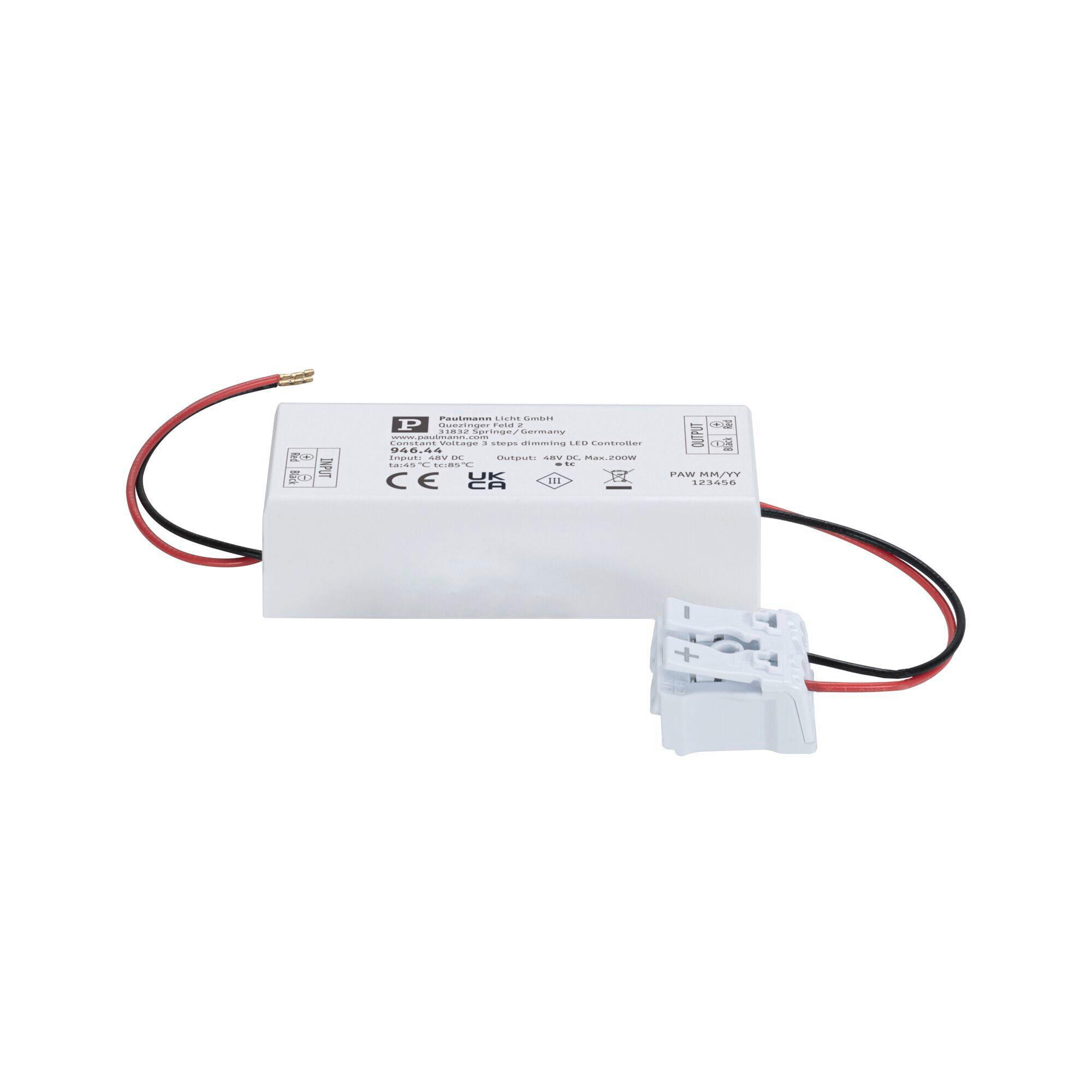 DIMMER 8,0/3,5 cm  - Weiß, Basics, Kunststoff (8,0/3,5cm) - Paulmann