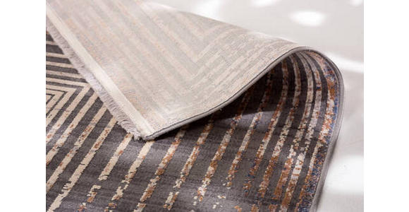 WEBTEPPICH 200/290 cm Mirano Creme, Dunkelgrau - Dunkelgrau/Creme, Design, Textil (200/290cm) - Novel