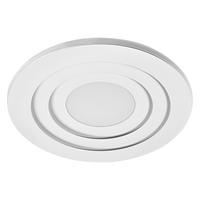 LED-DECKENLEUCHTE Orbis Spiral Loop Round 50,5/6 cm   - Weiß, Design, Kunststoff/Metall (50,5/6cm) - Osram