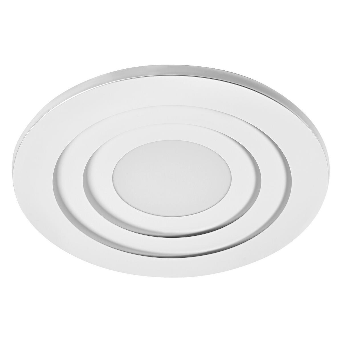 LED-DECKENLEUCHTE Orbis Spiral Loop Round 50,5/6 cm   - Weiß, Design, Kunststoff/Metall (50,5/6cm) - Osram