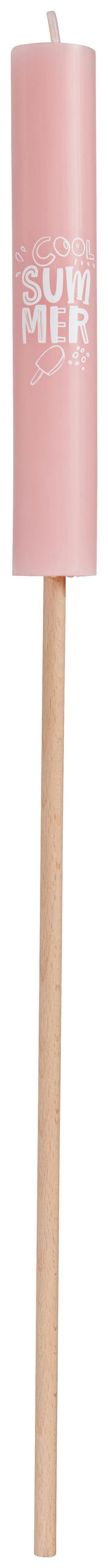 KERZE - Roségold, Basics (3,8/23cm)