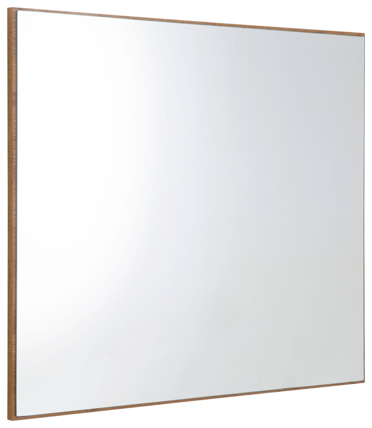 WANDSPIEGEL 80/70/2 cm    in rechteckig  - Eichefarben, KONVENTIONELL, Glas/Holzwerkstoff (80/70/2cm)