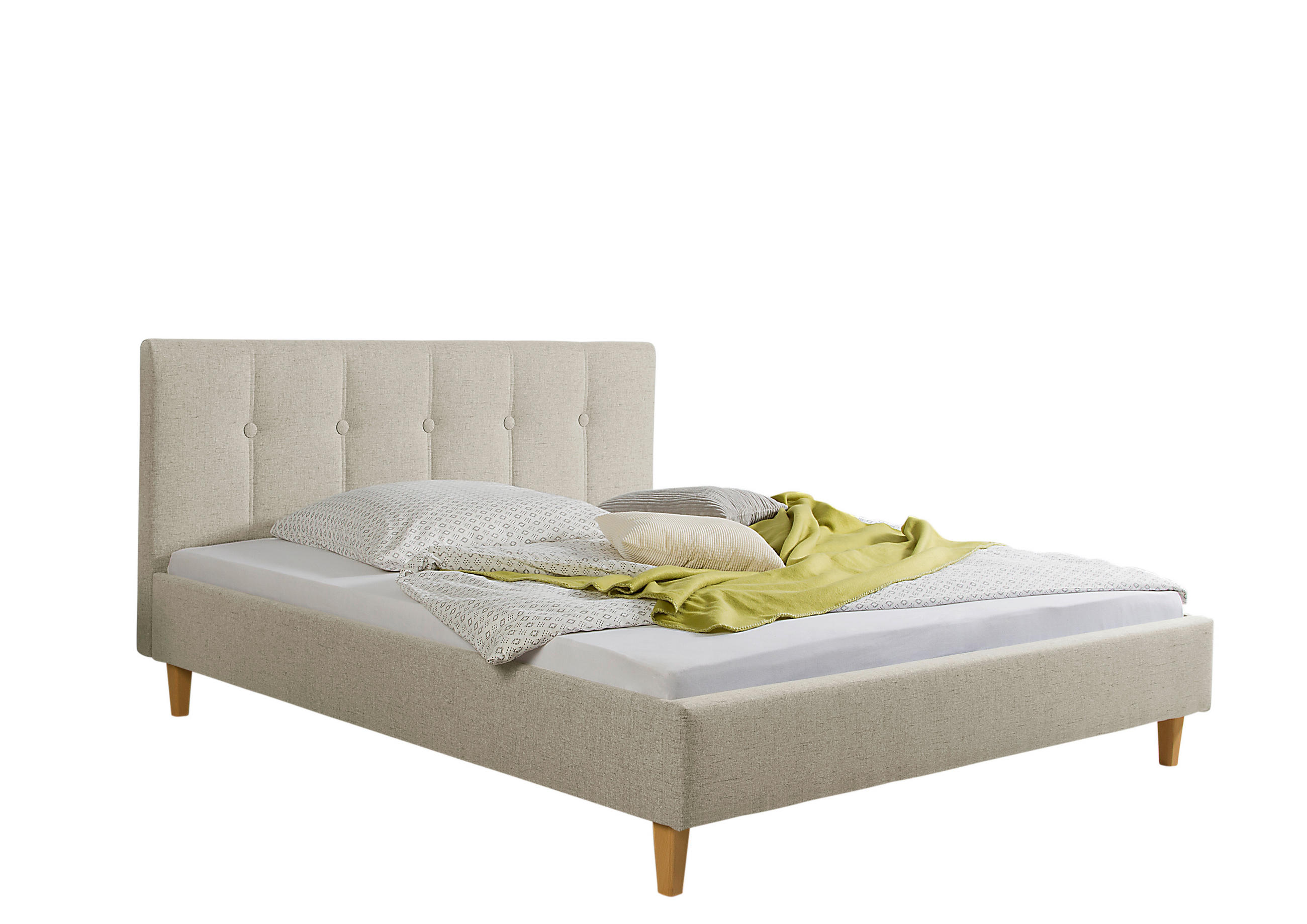Livetastic Polsterbett Kenny Beige 160x200 cm