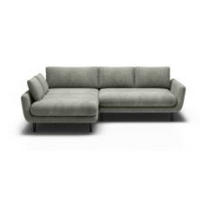 COLȚAR EXTENSIBIL lemn, textil măsliniu  - măsliniu/negru, Basics, lemn/textil (167/260cm) - Welnova