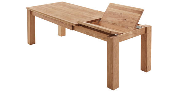 AUSZIEHTISCH Eichefarben rechteckig ausziehbar - Eichefarben, Basics, Holz (160-230/90/76cm) - Linea Natura