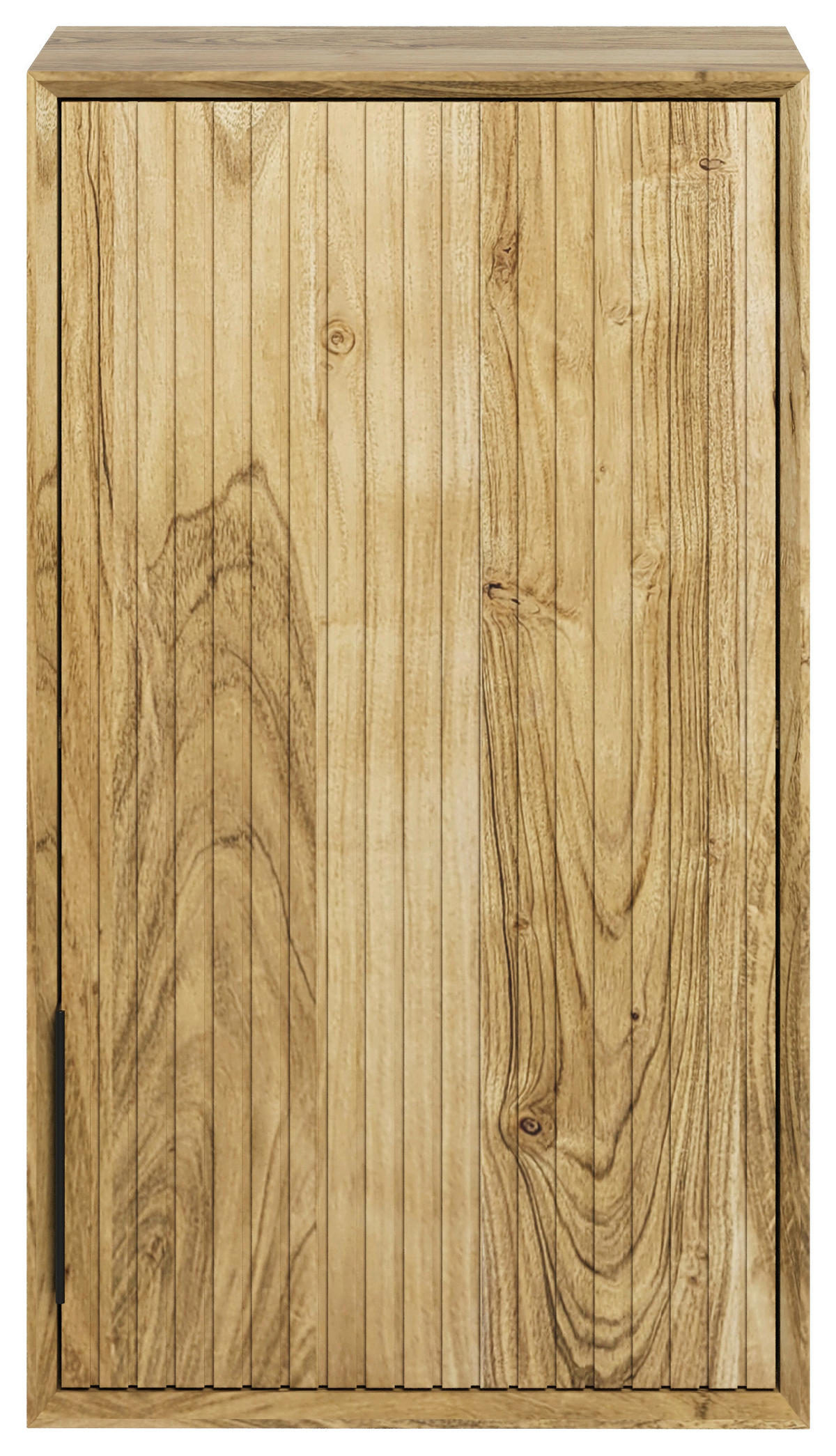 HÄNGESCHRANK 41/71/30 cm  - Schwarz/Naturfarben, Natur, Holz/Metall (41/71/30cm) - Livetastic