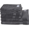 FROTTIERSET SW-Cuddly Anthrazit 6-teilig  - Anthrazit, Basics, Textil - Schöner Wohnen