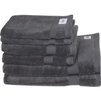FROTTIERSET SW-Cuddly Anthrazit 6-teilig  - Anthrazit, Basics, Textil - Schöner Wohnen