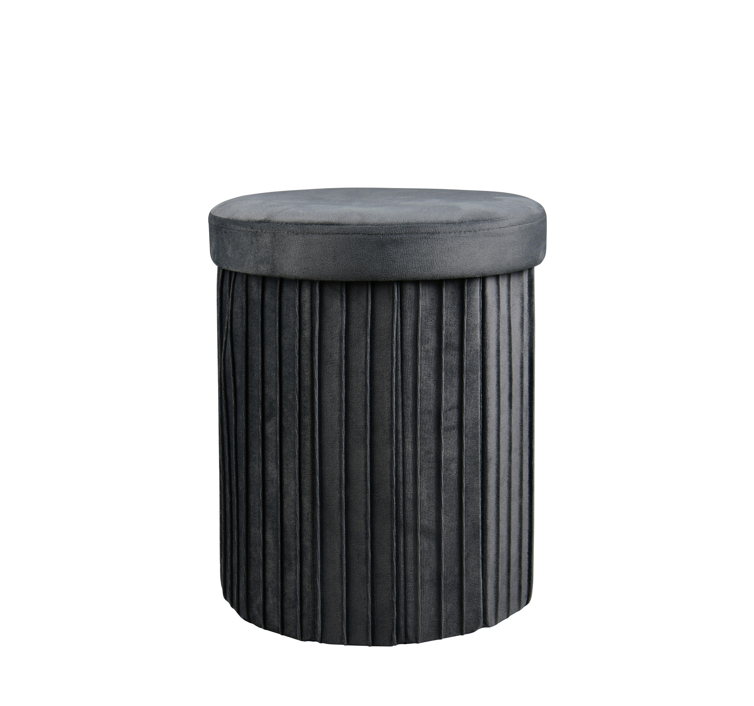 AUFBEWAHRUNGSBOX - Grau, MODERN, Textil (31/37,5/31cm) - Milino