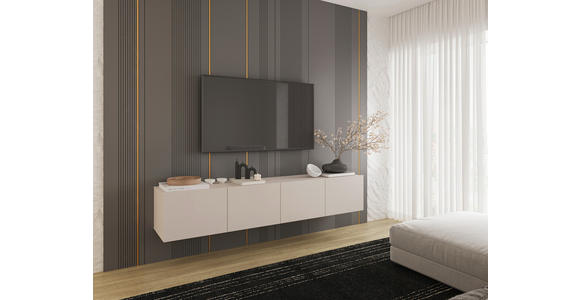 LOWBOARD  in 200/36,7/42 cm  - Kaschmir, Design, Holzwerkstoff (200/36,7/42cm) - Hom`in