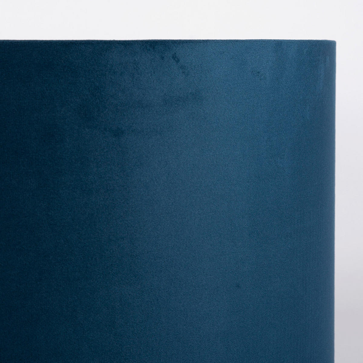 LEUCHTENSCHIRM Velour 35/24 cm   - Dunkelblau, Basics, Textil/Metall (35/24cm)