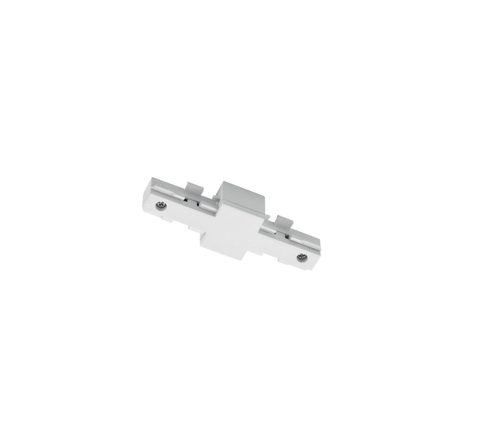 SCHIENENSYSTEM-STROMTRENNER - Weiß, Basics, Kunststoff (9,6/2/3cm) - Trio Leuchten