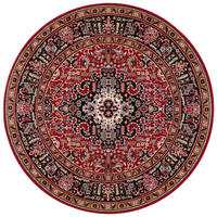 VINTAGE-TEPPICH 160 cm Mirkan Rot, Multicolor  - Rot/Multicolor, Basics, Kunststoff/Textil (160cm) - Hanse Home