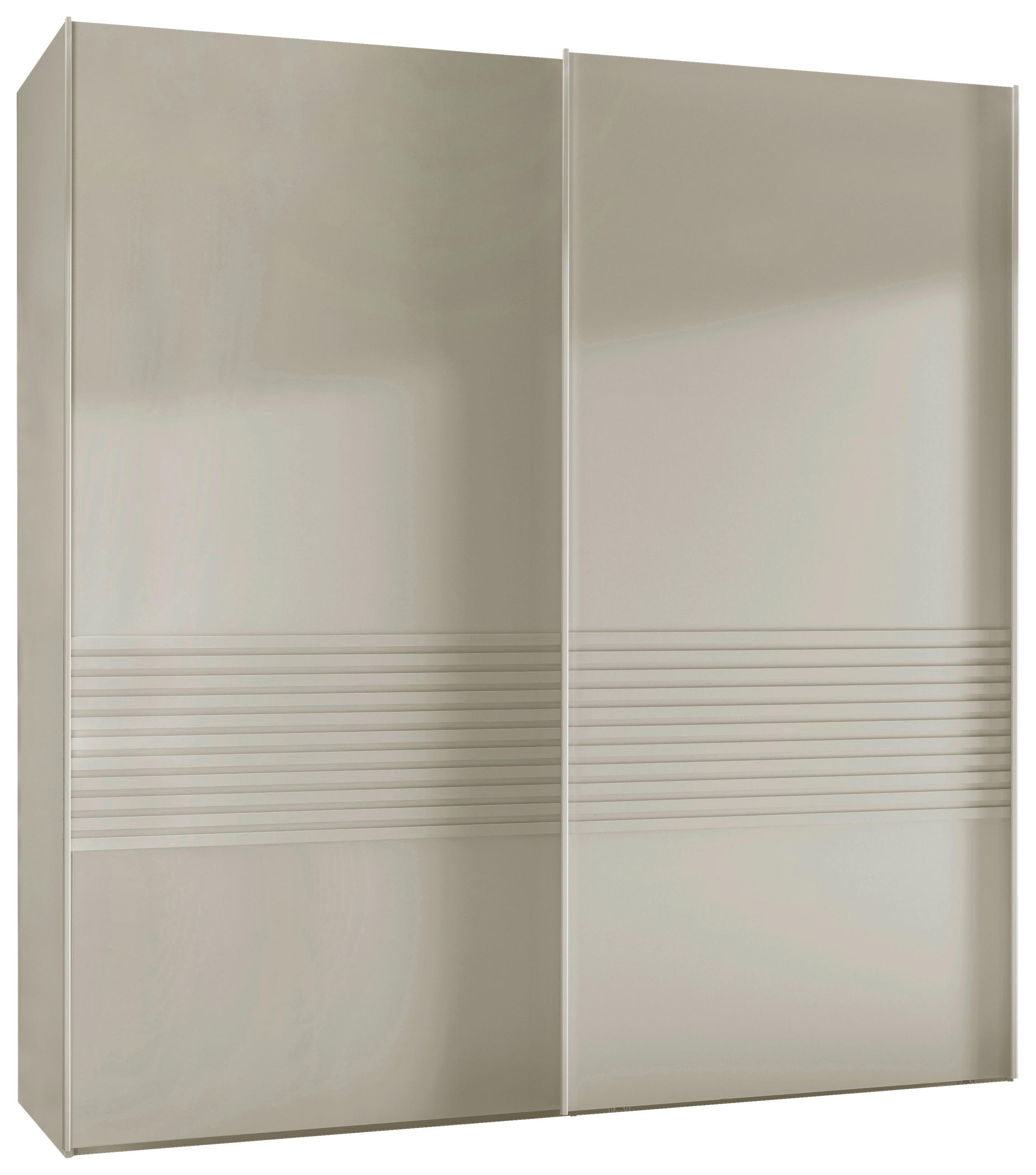 SCHWEBETÜRENSCHRANK Weiss  - Weiss, Design, Holzwerkstoff/Metall (200/236/67cm) - Novel