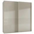 SCHWEBETÜRENSCHRANK 200/236/67 cm 2-türig Weiß  - Weiß, Design, Holzwerkstoff/Metall (200/236/67cm) - Novel