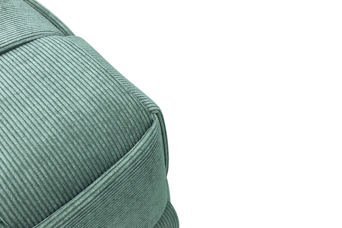 POUF in Dunkelgrün Textil Dunkelgrün  - Dunkelgrün, Design, Textil (40/40/40cm) - MID.YOU