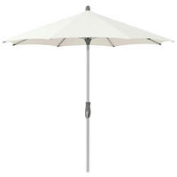 SONNENSCHIRM 330 cm Ecru  - Ecru/Weiß, KONVENTIONELL, Textil/Metall (330/330cm) - Glatz