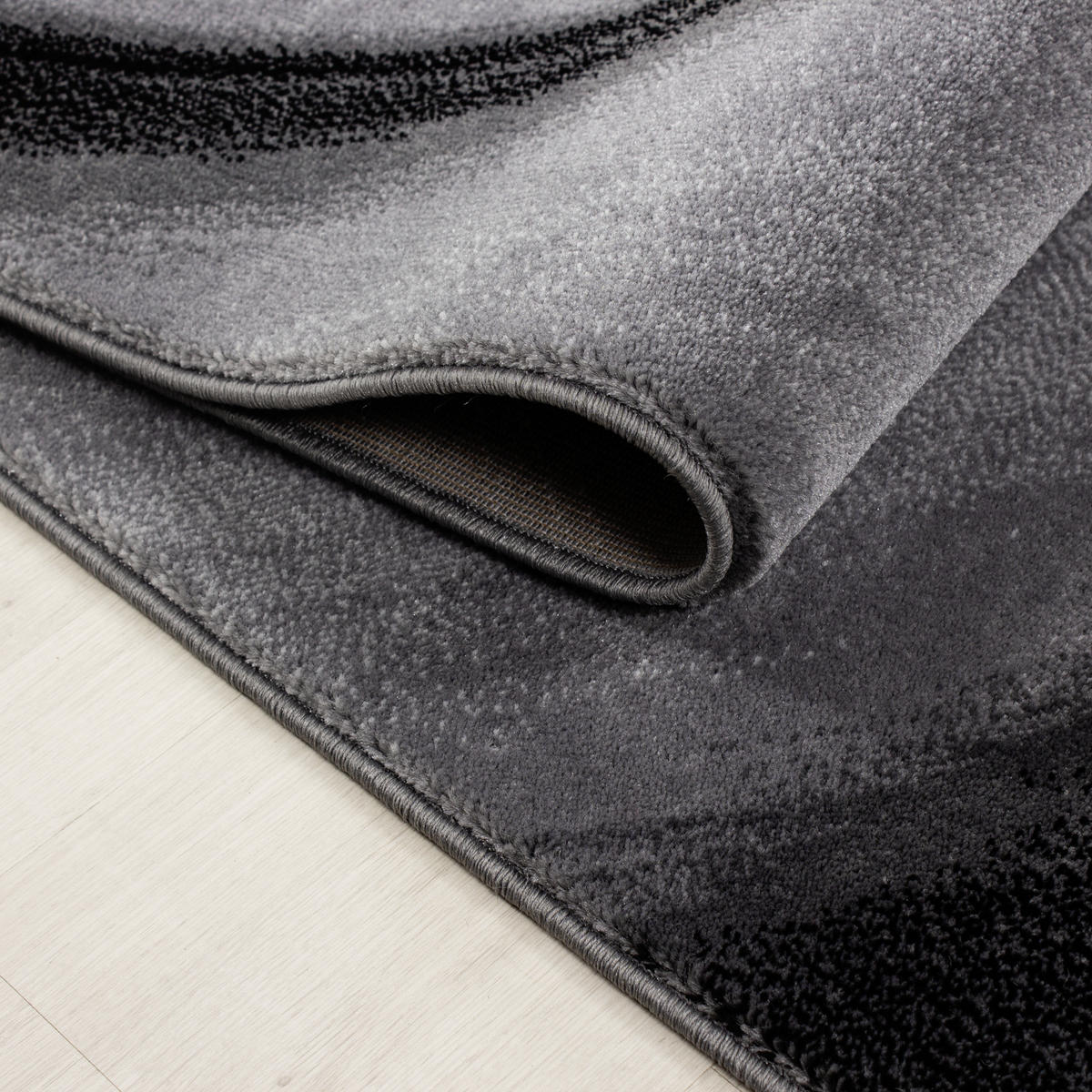 WEBTEPPICH 80/150 cm Miami Schwarz  - Schwarz, Trend, Textil (80/150cm) - Novel