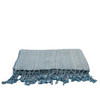 STRANDTUCH Plaid Hellblau 85/170 cm  - Hellblau, KONVENTIONELL, Textil (85/170cm) - Esposa