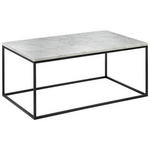 COUCHTISCH in Stein 100/60/42,5 cm  - Schwarz, Design, Stein/Metall (100/60/42,5cm) - Johann Jakob