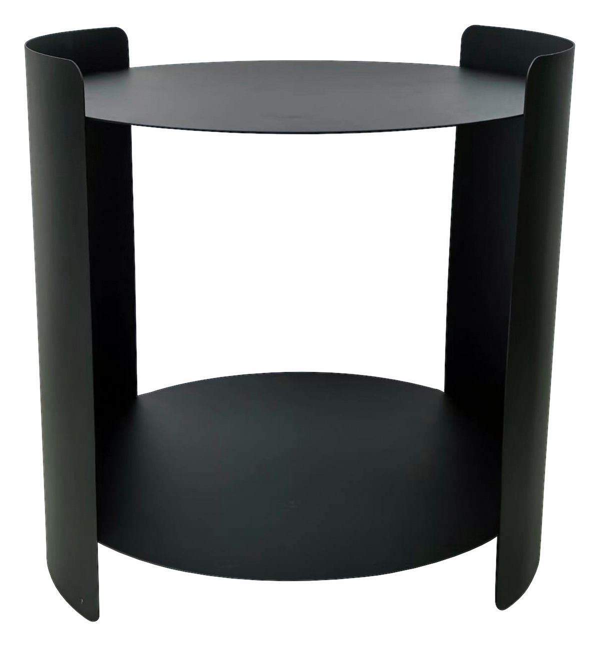 BEISTELLTISCH in Metall 40/40/40 cm  - Schwarz, Design, Metall (40/40/40cm) - Xora