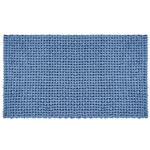 BADEMATTE Blau 70/120 cm  - Blau, Design, Kunststoff/Textil (70/120cm) - Esposa