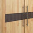 DREHTÜRENSCHRANK in vollmassiv Erle Braun, Erlefarben - Chromfarben/Erlefarben, Natur, Holz/Metall (141/215/65cm) - Linea Natura DREHTÜRENSCHRANK in vollmassiv Erle Braun, Erlefarben - Chromfarben/Erlefarben, Natur, Holz/Metall (141/215/65cm) - Linea Natura