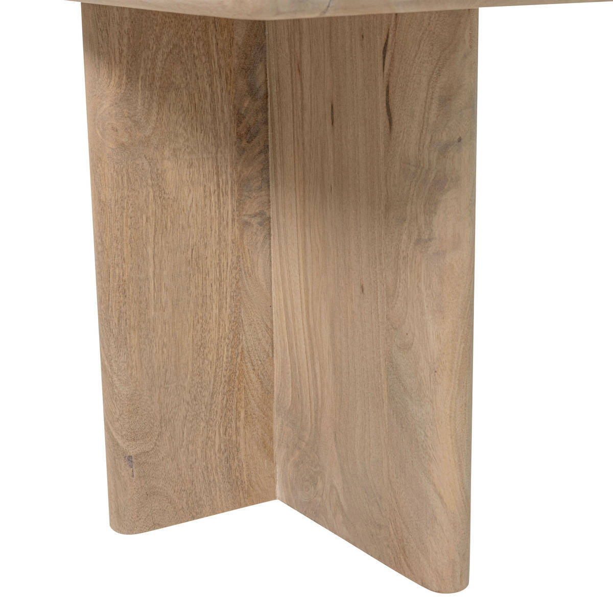 SITZBANK 220/47/45 cm Naturfarben Mangoholz massiv  - Naturfarben, MODERN, Holz (220/47/45cm) - Livetastic