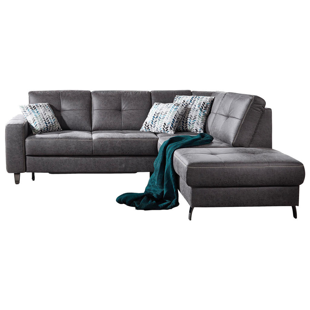Ecksofa Varese Anthrazit 237x219 Cm