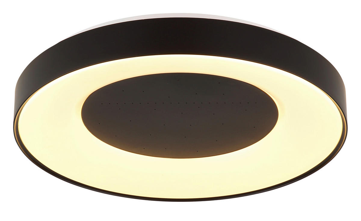 STROPNÍ LED SVÍTIDLO, 49,2/7,7 cm  - šedá/bílá, Design, kov/plast (49,2/7,7cm) - Globo