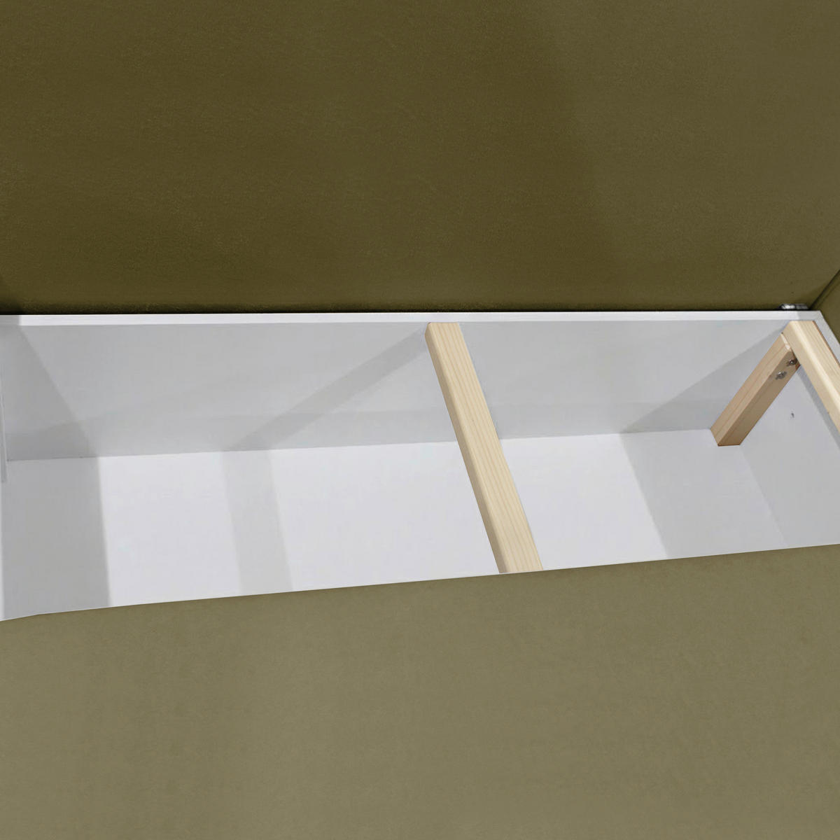 ECKSOFA STERN Grün Bouclé Zierkissen, Rückenkissen, Bettkasten  - Schwarz/Grün, Design, Kunststoff/Textil (207/152cm) - MID.YOU