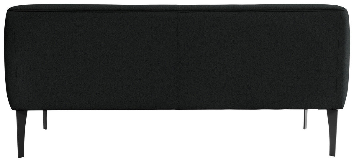 SITZBANK in Textil Dunkelgrün  - Dunkelgrün/Schwarz, KONVENTIONELL, Textil/Metall (197/85/72cm) - Moderano