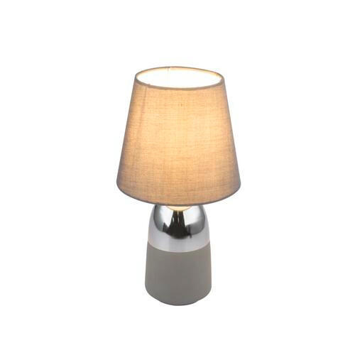 VEIOZĂ - culoare crom/gri, Basics, metal/textil (16/31cm)