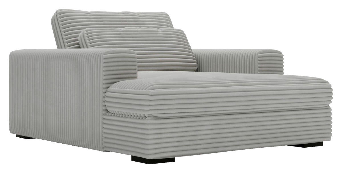 XXL-SESSEL - Mintgrau/Schwarz, MODERN, Kunststoff/Textil (122/80/159cm) - Lomoco