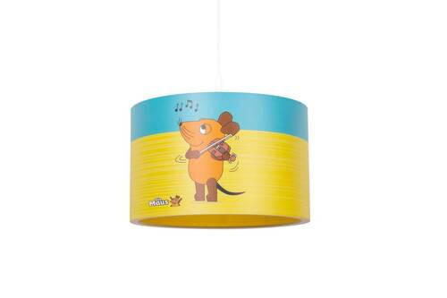 KINDERHÄNGELEUCHTE DIE MAUS 40/25 cm   - Grün, Basics, Kunststoff (40/25cm)