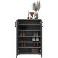 SCHUHSCHRANK  in 70/106/33,4 cm  - Anthrazit/Schwarz, KONVENTIONELL, Holzwerkstoff/Kunststoff (70/106/33,4cm) - Xora