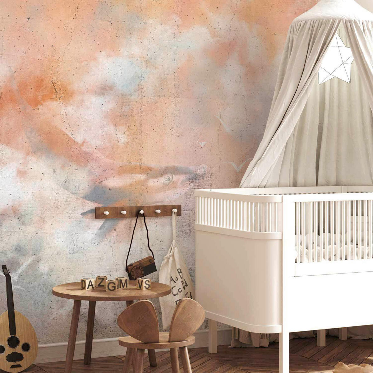 FOTOTAPETE  - Orange/Grau, LIFESTYLE, Textil (250/175cm) - artgeist