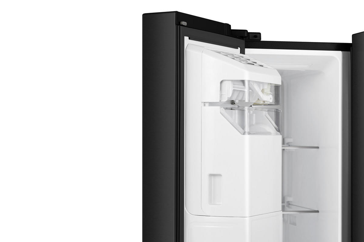 SIDE-BY-SIDE 91/179/73 cm RS818N4IFD  - Schwarz, Basics, Glas/Kunststoff (91/179/73cm) - Hisense