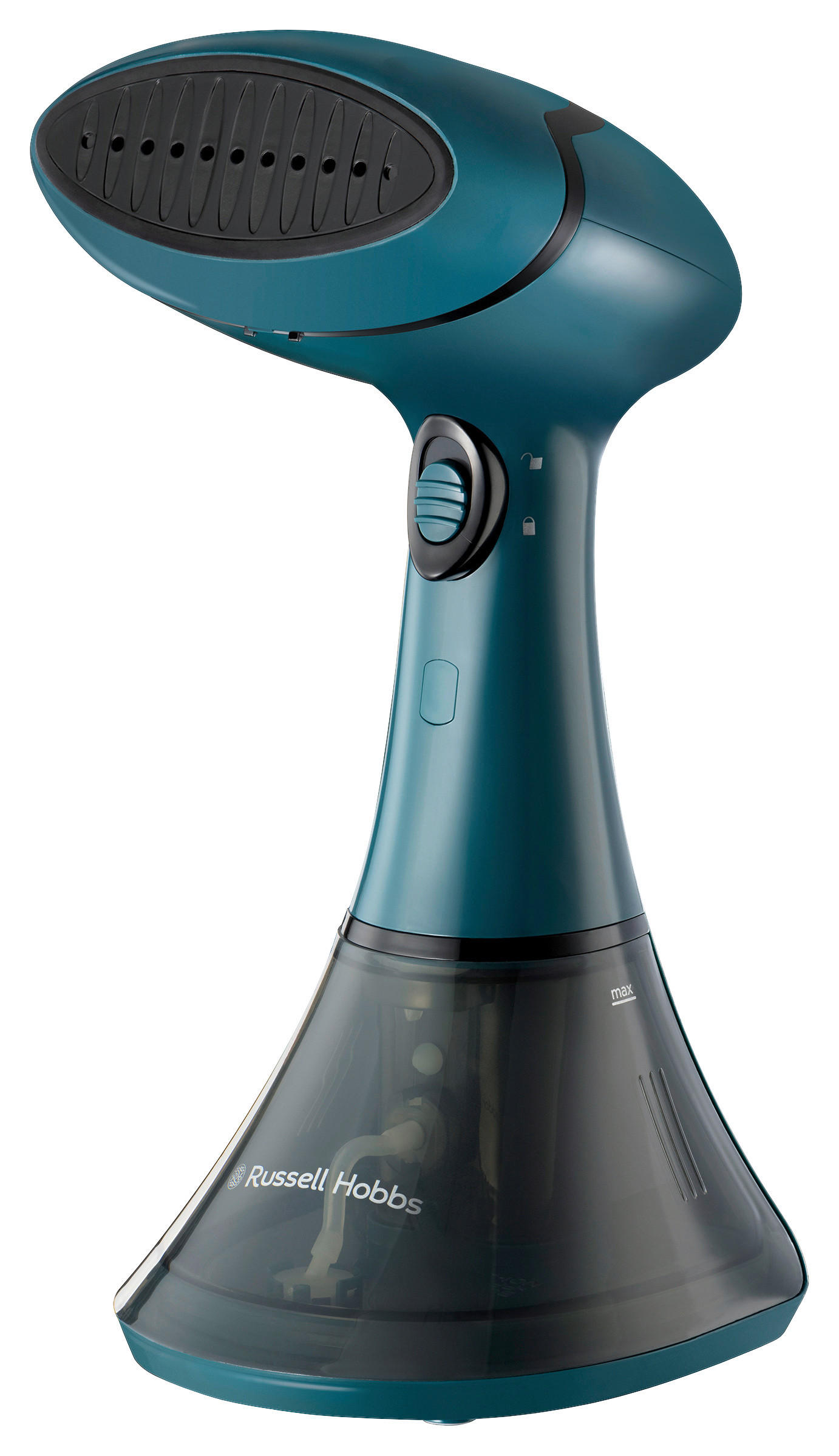 DAMPFBÜRSTE  - Türkis/Schwarz, Basics, Kunststoff (12,8/26,7/12,3cm) - Russell Hobbs