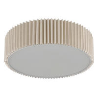 TAKLAMPA PAGE 43/13 cm  - vit/naturfärgad, Klassisk, metall/textil (43/13cm) - Globo