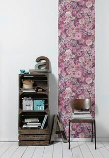 FOTOTAPETE  - Pink/Rosa, ROMANTIK / LANDHAUS, Textil (52/250cm)