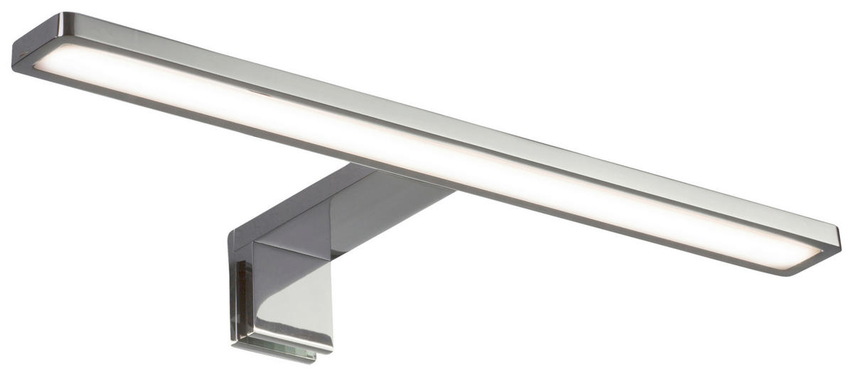 AUFBAULEUCHTE BENE 30/3,5/10 cm   - Chromfarben, Basics, Kunststoff (30/3,5/10cm)