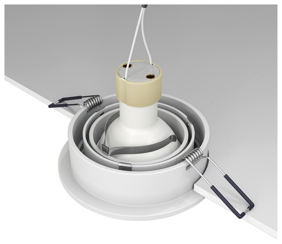 STRAHLER 9,2/2,5/9,2 cm   - Weiß, Basics, Metall (9,2/2,5/9,2cm) - MAYTONI