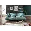 3-SITZER-SOFA TOKIO-3S SOFA Samt Petrol  - Petrol, MODERN, Textil (220/89/100cm) - MID.YOU