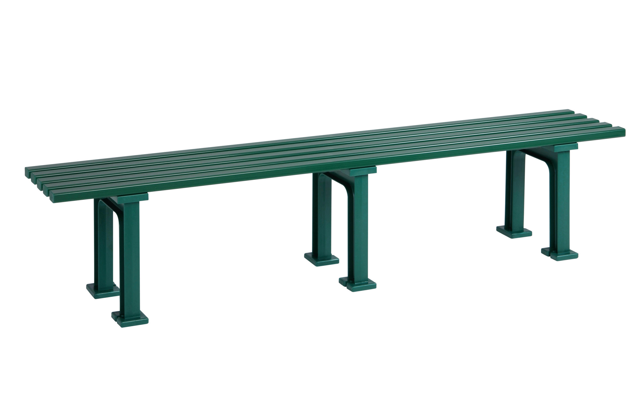 GARTENBANK 200/42/37 cm   - Grün, Basics, Kunststoff (200/42/37cm) - Modante