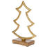 DEKOWEIHNACHTSBAUM Goldfarben - Goldfarben, Holz/Metall (32cm) DEKOWEIHNACHTSBAUM Goldfarben - Goldfarben, Holz/Metall (32cm)