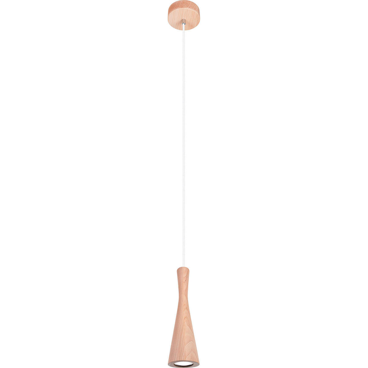 ZÁVĚSNÉ SVÍTIDLO, 10/90-140 cm  - bílá/barvy olše, Natur, dřevo (10/90-140cm)