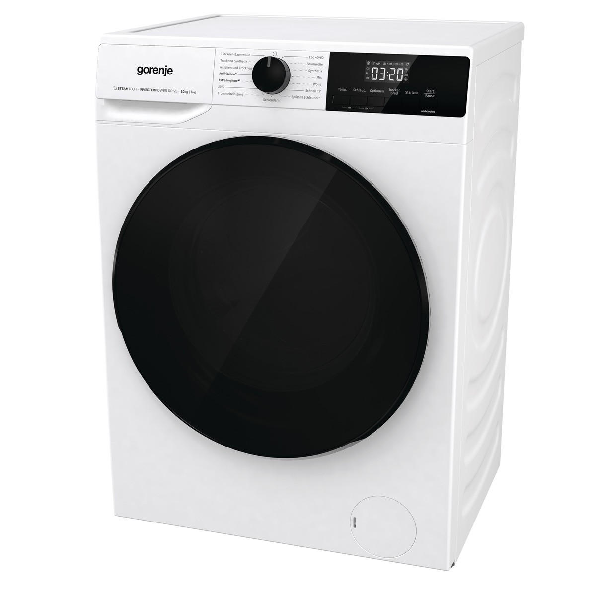 WASCHTROCKNER WD2A164ADPS/DE  - Schwarz/Weiß, Basics, Kunststoff/Metall (59,5/84,5/61cm) - Gorenje