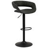 BARHOCKER Anthrazit  - Anthrazit/Schwarz, Design, Textil/Metall (54/83-104/49cm) - MID.YOU